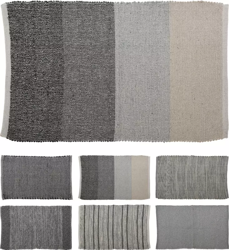 Matto harmaa 50x80 cm - Puutarhatekstiilit - 8720573797894 - 1