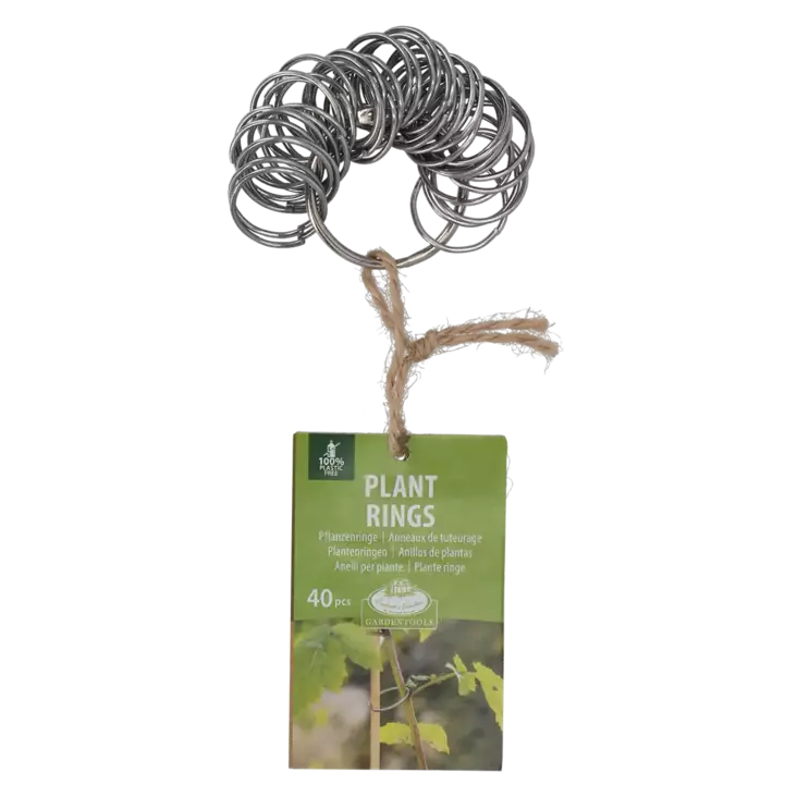 Metallirengas kasveille 40 kpl/pkt - Kasvien tuenta - 8714982209604 - 1