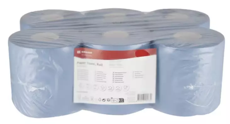 Paperipyyhe sininen 19cmx150m 6 rll/pkt - Muut korjaamolaitteet - 8719493211634 - 1