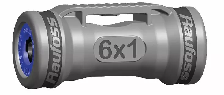 Raufoss ABC jatkoliitin 6x1mm - Paineilmajärjestelmä - svm000008744 - 1