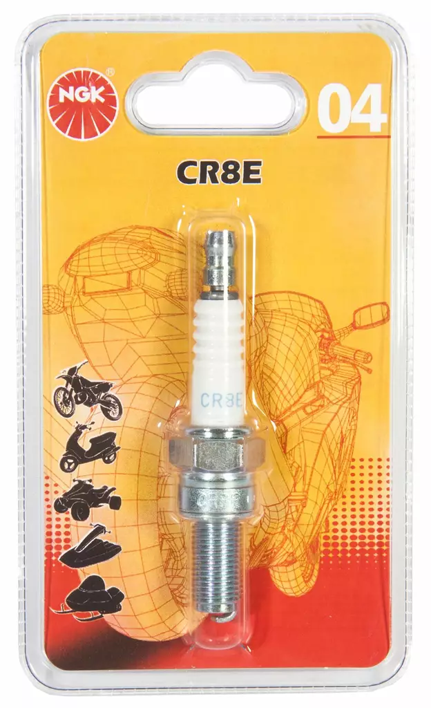 Sytytystulppa CR8E punainen no 4 - Sytytystulpat - 0087295056714 - 1