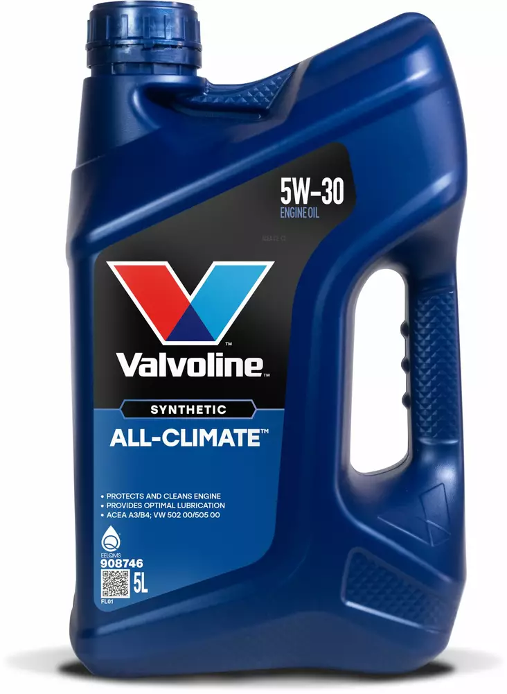 Valvoline All Climate 5W-30 moottoriöljy 5 l - Moottoriöljyt - 8710941018454 - 1
