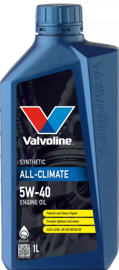 Valvoline All Climate 5W-40 moottoriöljy 1L - Autokemikaalit - 8710941021614 - 1
