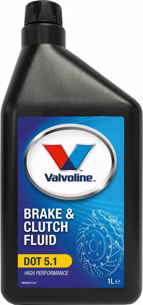 Valvoline Brakefluid DOT 5.1 jarruneste 1 l - Autokemikaalit - 8710941027104 - 1