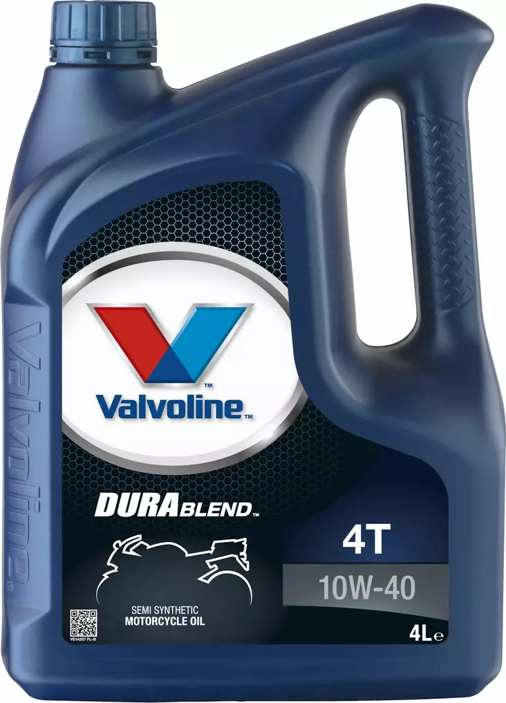 Valvoline Durablend 4T 10W-40 moottoriöljy 4 l - Moottoriöljyt - 8710941018744 - 1