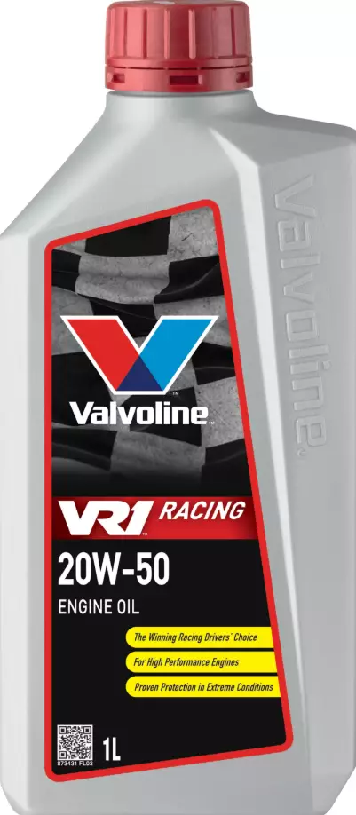 Valvoline VR1 Racing 20W-50 moottoriöljy 1L - Autokemikaalit - 8710941023014 - 1