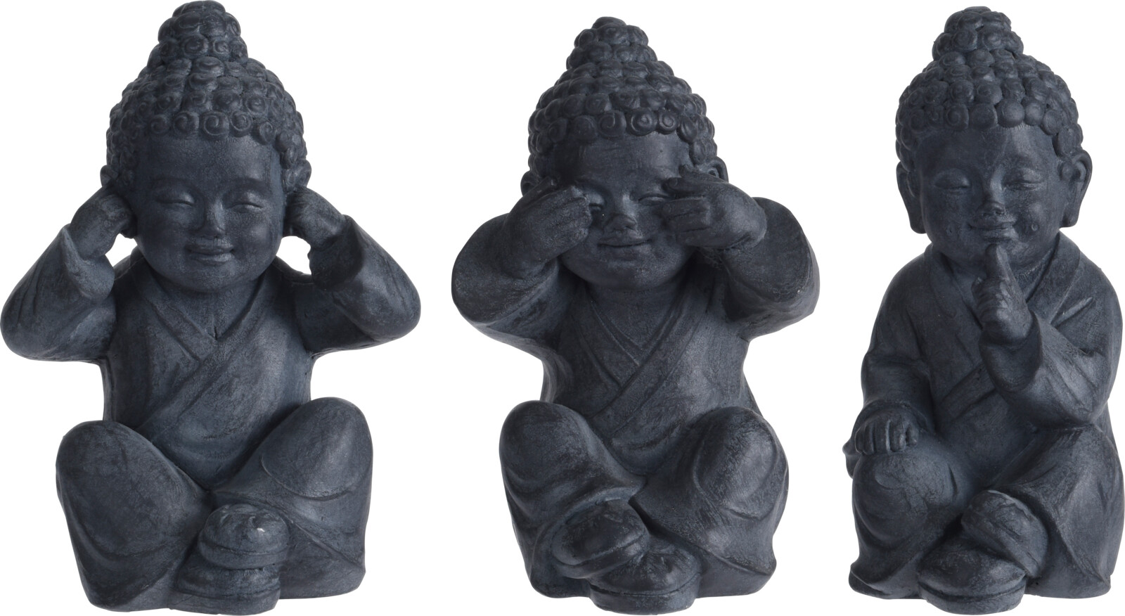 Buddha patsas Ei N e Ei Puhu Ei Kuule Korkeus 16 Cm Savenmaa