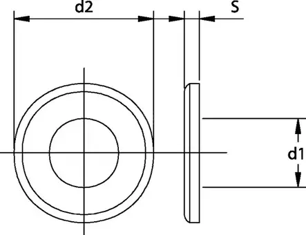 Aluslevy sinkitty DIN 6916 - Aluslevyt ja prikat - 8719607092395 - 2