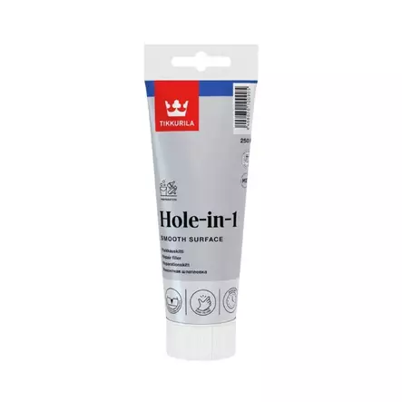 Tikkurila Hole-in-1 paikkauskitti 0,25 l - Tasoitteet - 6408070100905 - 1