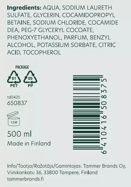 Feely käsisaippua omena-toffee 500 ml - Muut itsehoitotuotteet - 6410416508375 - 2