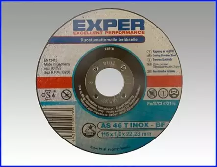 Katkaisulaikka AS60-T Inox 125 mm - Katkaisulaikat - 6438081000765 - 1