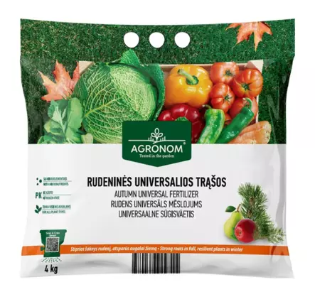 Agronom Syyslannoite 4 kg - Mullat ja lannoitteet - 4770168929715 - 1