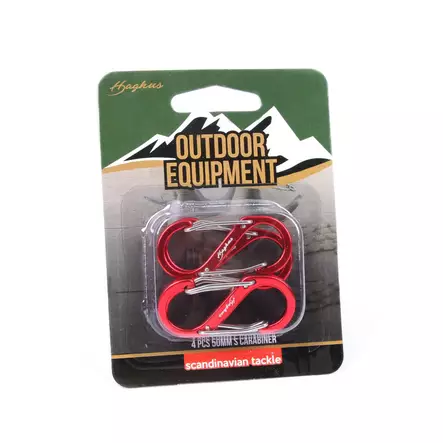 Haghus S karabiini 50mm 4kpl sarja - Muut retkeilytuotteet - 6438212103495 - 2