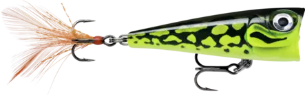 Rapala X-Light Pop 04 Lime Frog - Vieheet ja perhot - 022677348735 - 1