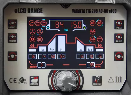 Wameta TIG 205 AC/DC eLCD puikkohitsausinvertteri - Hitsit - 6430065069225 - 2