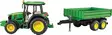 John Deere 5115 M perävaunulla - Bruder työkonelelut - 5700036446265 - 2