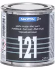 Maston maali Matta musta 250ml - Muut maalit, lakat ja öljyt - 6412496048505 - 1