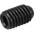 Pidätinruuvi kuusiokolo M6 x 6 mm musta, hienokierre - Pultit ja mutterit, metrinen kierre - 8716106387595 - 1