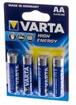 Varta High Energy AA-paristo 4 kpl/pkt - Paristot, testerit - 4008496559435 - 1