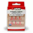 VMC 4551 UV Orange Round 1X Strong #4 X6 - Täkykalastus - 3359220260075 - 1