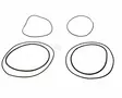 O-rengassarja jarru, 6 kpl O-renkaita - Jarrut - 5035776844485 - 1