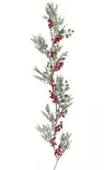 Köynnös punaisilla marjoilla 130 cm - Joulukoristeet - 6410416576565 - 3