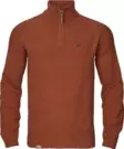 Härkila Vincent merino half zip pullover Bombay brown - Metsästysasusteet - 5714733662545 - 1