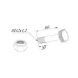 Kuusiokantapultti lukkomutterilla M12x1.25x60 - Niittokoneet - BH4755 - 2