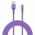Latausjohto USB-lightning 2 m lila - Matkapuhelintarvikkeet - 6438151019895 - 1