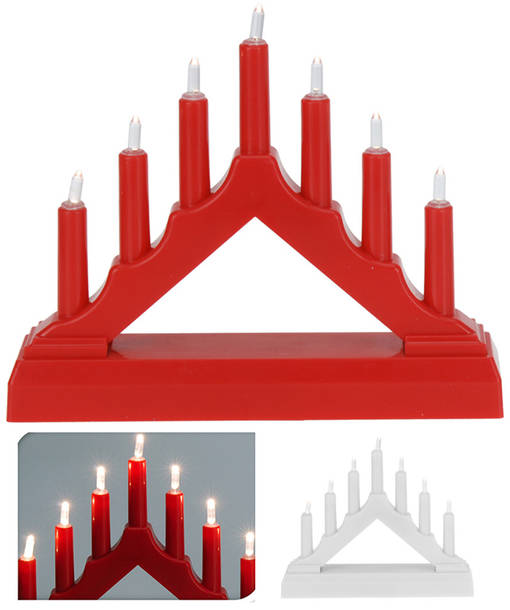 7-haarainen kynttelikkö mini 13 cm - Tunnelmavalot - 8711295627415 - 1