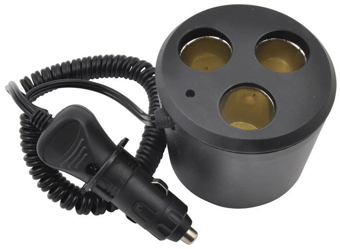 Adapteri 12V 3 pistokkeelle - Matkapuhelintarvikkeet - 5709386204655 - 1