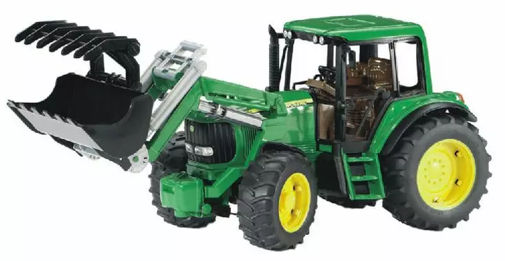 Bruder John Deere 6920 etukuormaajalla - Bruder työkonelelut - 8719493962765 - 1