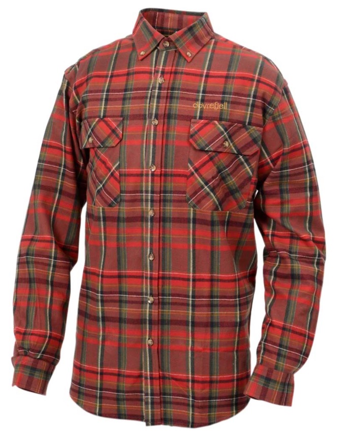 Dovrefjell flanellipaita punainen - Metsästysasusteet - 7071217026155 - 1