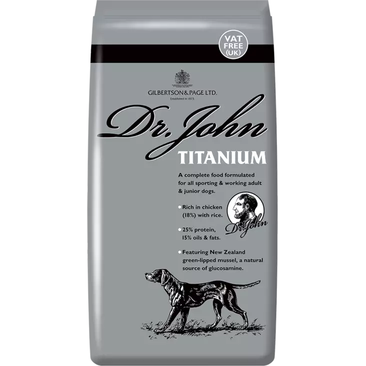 Dr. John koiranruoka Titanium 15 kg - Koiranruoka - 5012113001725 - 1