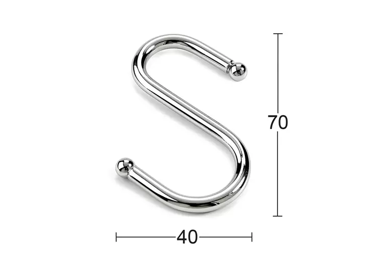 Habo S-koukku 6 kpl/pkt - Silmuruuvit, s-koukut ym. - 7317900123115 - 1