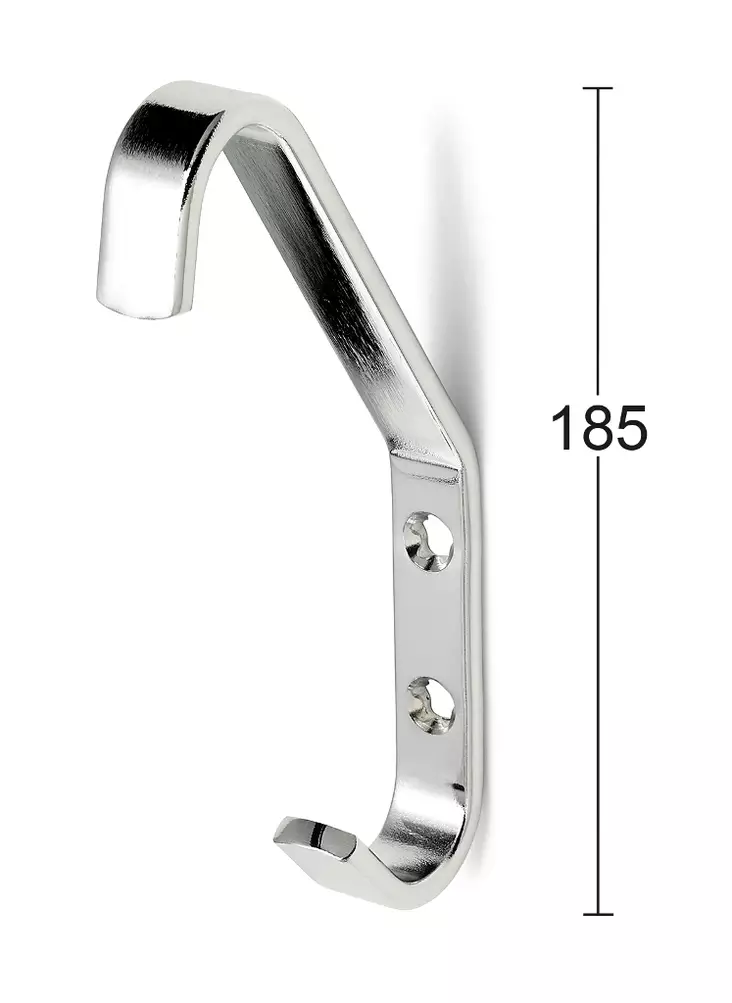 Habo koulukoukku 1020 kromi - Seinäkoukut, naulakot - 7317900026935 - 1