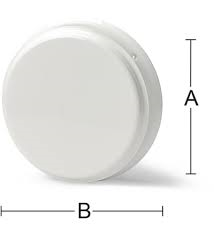 Habo lautasventtiili TL160 valkoinen - Ilmanvaihtoventtiilit - 6420614028315 - 1