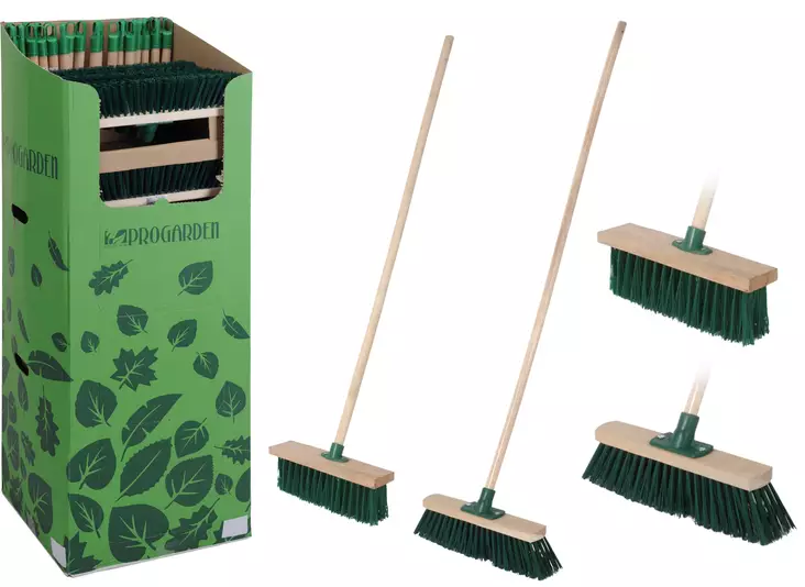 Harja 40 cm varrella, kova harjas - Harjat, puuvarret - 8711295428265 - 1