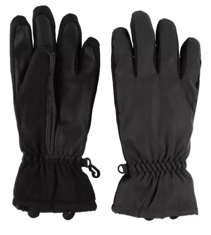 Heijastavat hanskat musta - Retkeilyasusteet - 6410416306285 - 1