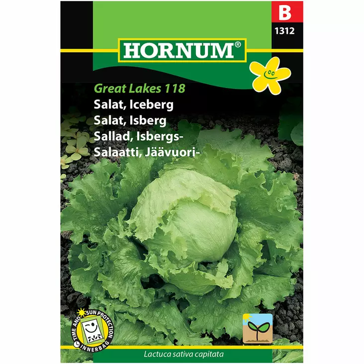 Jäävuorisalaatti ´Great Lakes 118´ - Siemenet ja siemenperunat - 5708787013125 - 1