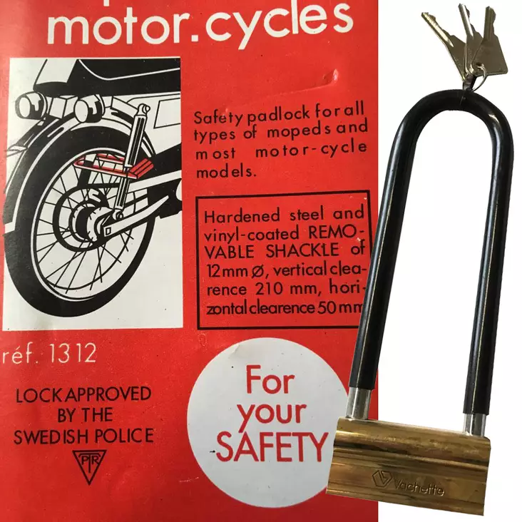 Jykevä lukko esim. mopoon/motskariin - Riippulukot, salvat, haat - svm0000001475 - 1