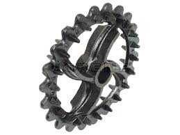 Jyräkiekko 55 cm Croskill 60 mm akselille - Peltojyrät - 5700033119605 - 1