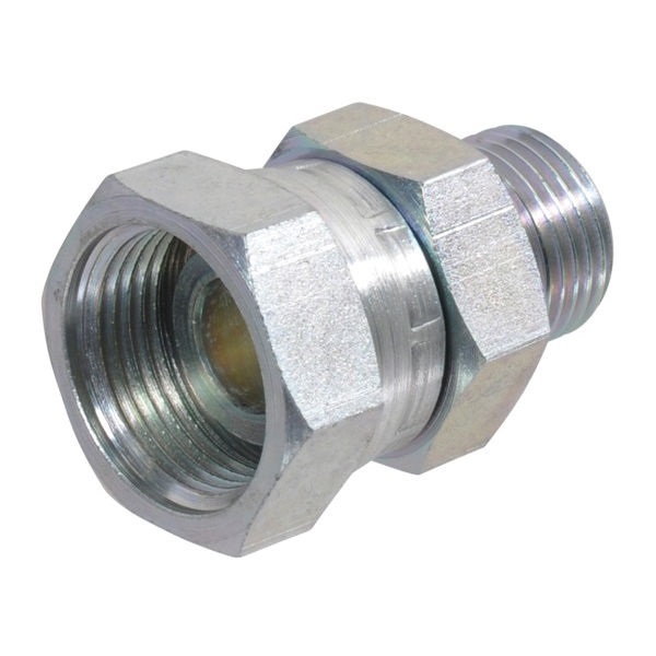Kaksoisnippa 1/4" x 1/2" BSP uros/naaras - Hydrauliikka - 8716106787715 - 1