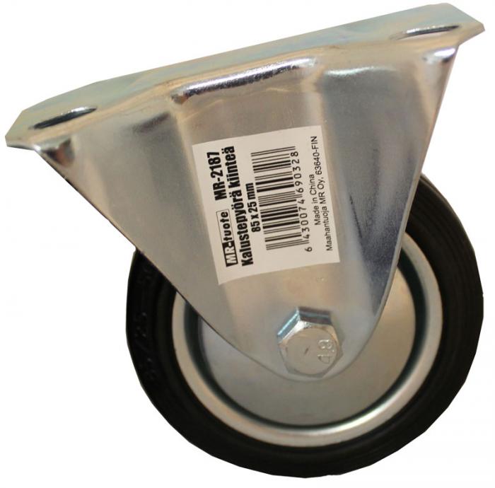 Kalustepyörä kiinteä 100x30mm - Kalustepyörät, putkijalat - 6430074690335 - 1