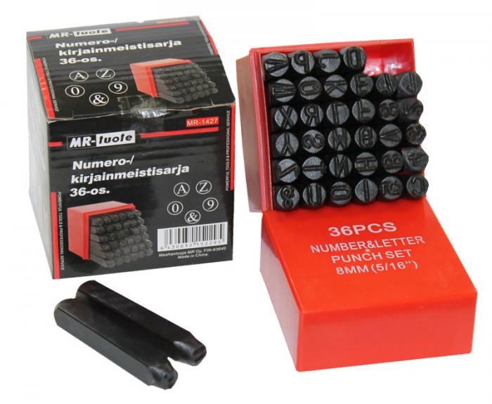Numero- /kirjainmeistisarja - Muut käsityökalut - 6430032152295 - 1