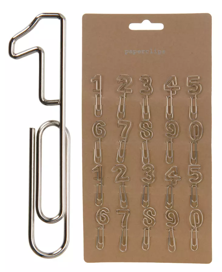 Numero paperiliitinsetti 20-os. - Toimistotarvikkeet - 8718158626615 - 1