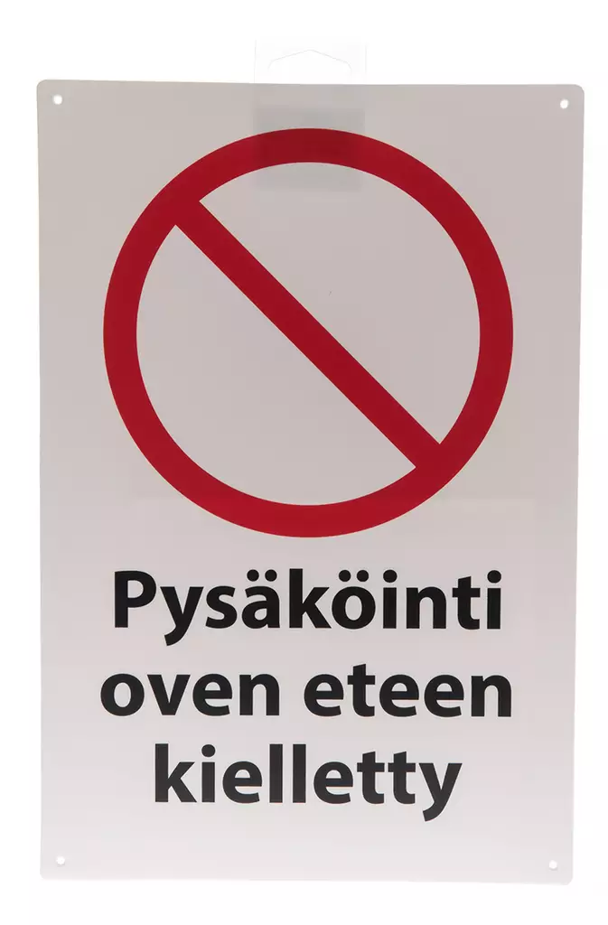 Opaste pysäköinti oven eteen kielletty - Turvallisuustuotteet - 6410412660305 - 1