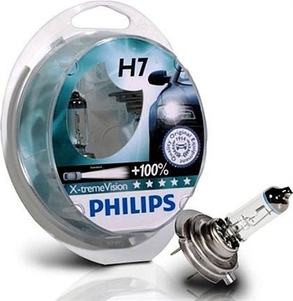 Philips X-treme Vision 12V 55W H7 - Polttimot - 8727900350265 - 1