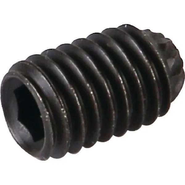 Pidätinruuvi kuusiokolo M6 x 6 mm musta, hienokierre - Pultit ja mutterit, metrinen kierre - 8716106387595 - 1