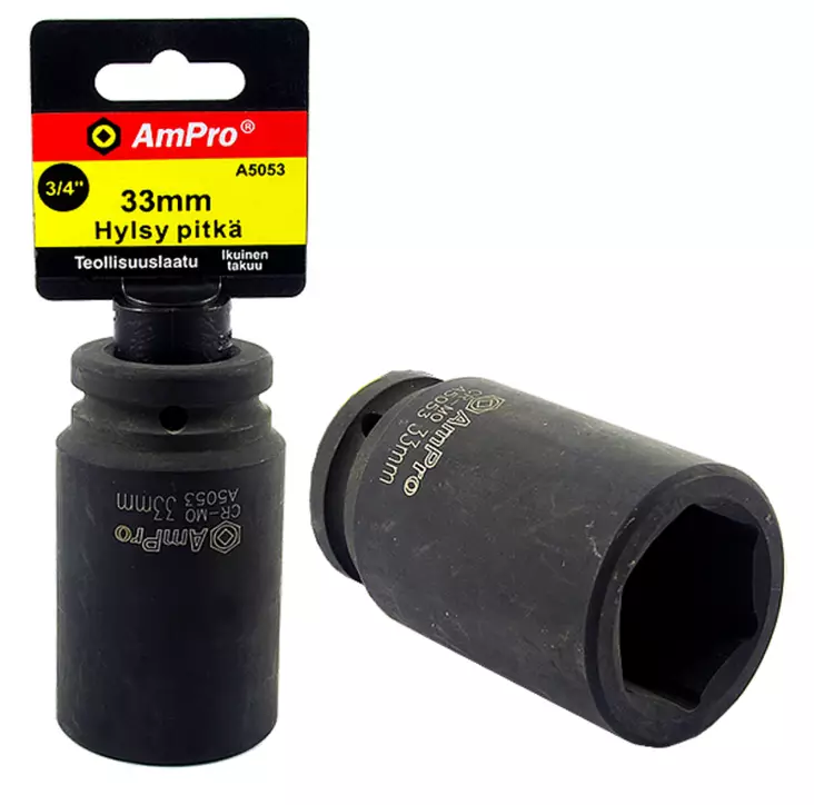Pitkä voimahylsy 3/4" - Hylsyt ja -sarjat - 795609050395 - 1